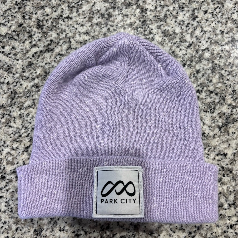 Park City Light Purple Knit Beanie